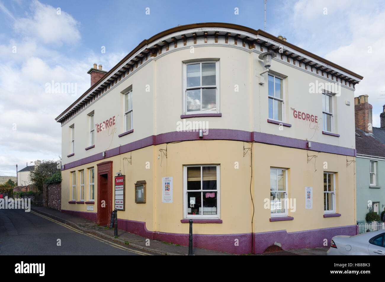Das George Wholefood Cafe in Newnham auf Severn, Gloucestershire Stockfoto