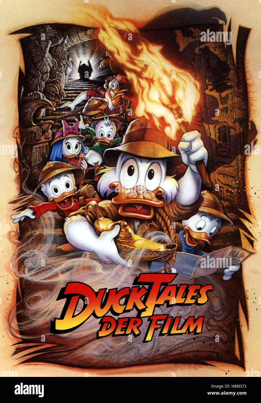 DuckTales: Der Film - Jäger der Inheritance Lampe, (DUCKTALES: THE MOVIE - TREASURE von THE LOST LAMP) USA 1990, Regie: Bob Hathcock, Stichwort: Dagobert Duck, Walt Disney Stockfoto