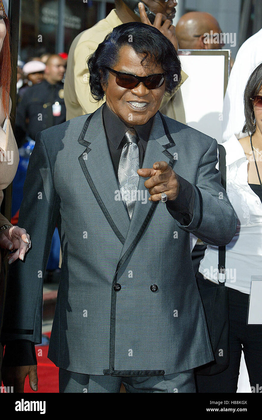 JAMES BROWN 3RD ANNUAL BET AWARDS KODAK THEATRE HOLLYWOOD LOS ANGELES USA 24. Juni 2003 Stockfoto