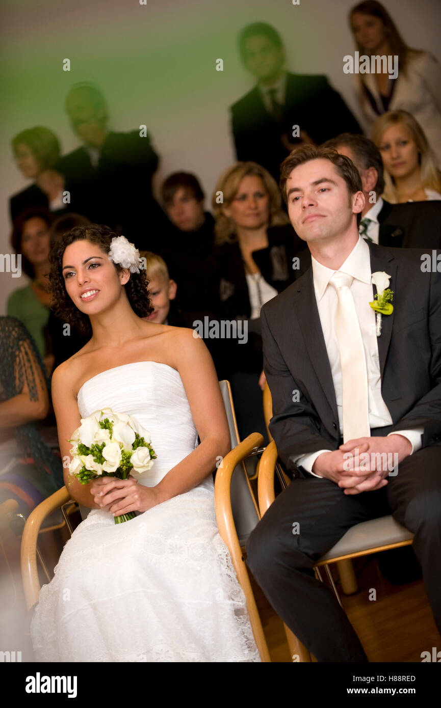 Standesamtliche Trauung Stockfoto