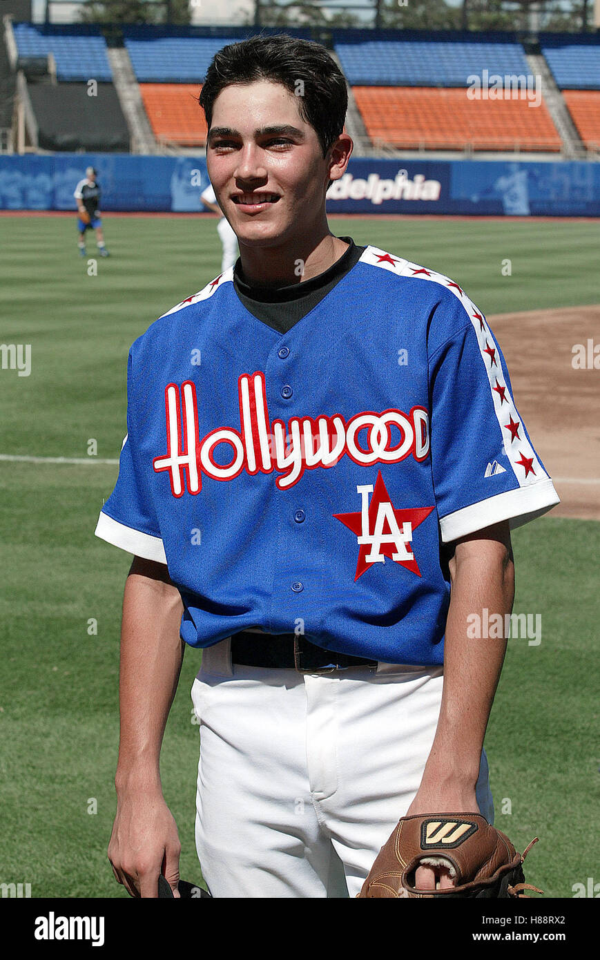 TYLER HOECHLIN 45. HOLLYWOOD Sterne BASEBALL DODGER STADIUM LOS ANGELES USA 10. August 2003 Stockfoto