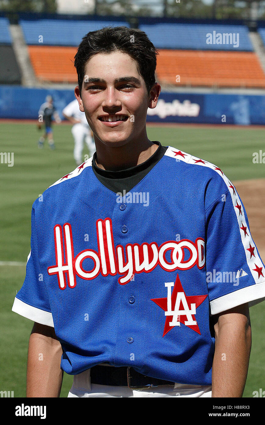 TYLER HOECHLIN 45. HOLLYWOOD Sterne BASEBALL DODGER STADIUM LOS ANGELES USA 10. August 2003 Stockfoto