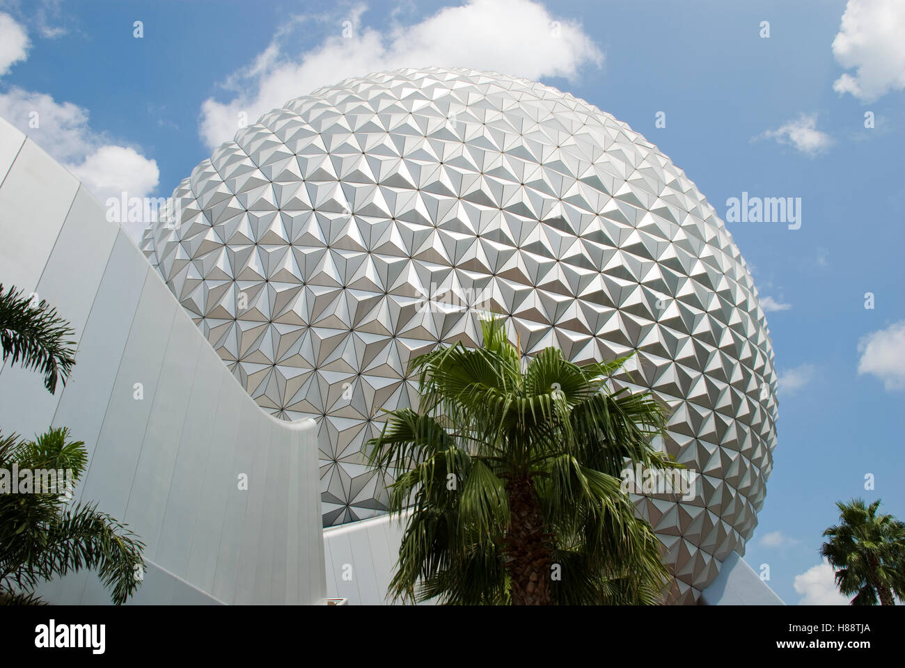 Raumschiff Erde in Epcot, Walt Disney World Resort, Florida, USA Stockfoto