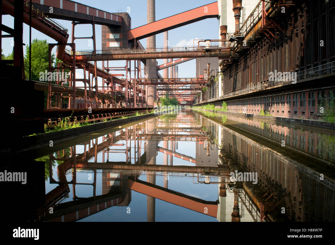 Zollverein Kokerei Anlage, Essen, Ruhrgebiet, Nordrhein-Westfalen Stockfoto