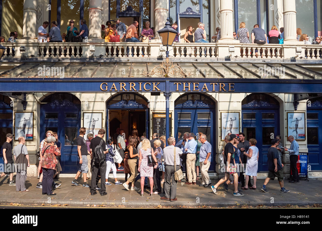 Garrick Theatre auf Charing Cross Road in West End, London England Vereinigtes Königreich UK Stockfoto