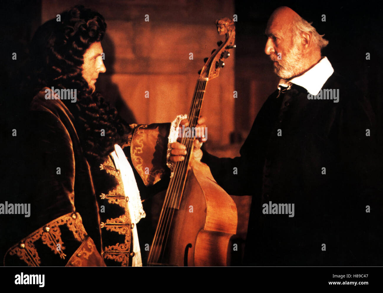 Sterben die Siebente Saite (TOUS LES MATINS DU MONDE) F 1991, Regie: Jean-Pierre Marielle, GUILLAUME DEPARDIEU, JEAN-PIERRE MARIELLE, Stichwort: Viola, Musiker Stockfoto