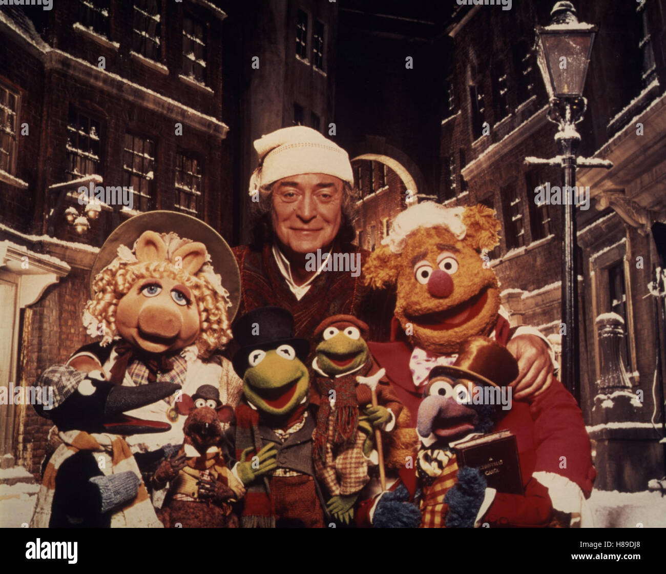 Die Muppets Weihnachtsgeschichte (A MUPPETS CHRISTMAS CAROL) USA 1992, Regie: Brian Henson, MISS PIGGY, KERMIT, MICHAEL CAINE, FOZZIE Bär, u.a. Stichwort: Tourneetheater Stockfoto