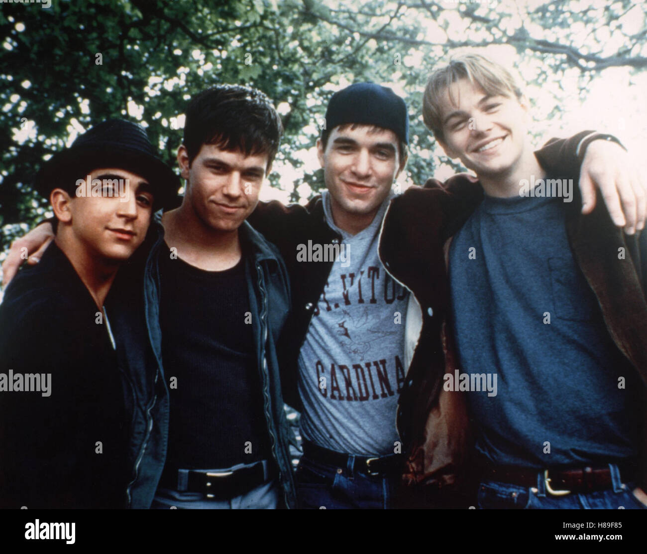 Jim Carroll - In Den Straßen von New York, USA (BASKETBALL DIARIES)-1994, Regie: Scott Kalvert, JAMES MADIO, MARK WAHLBERG, PATRICK McGRAW, LEONARDO DI CAPRIO Stockfoto