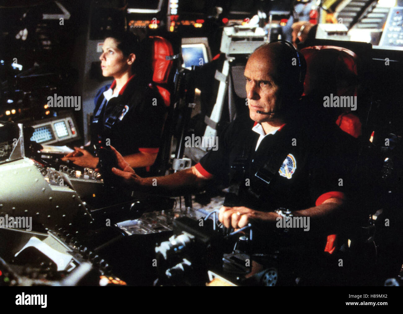 Deep Impact (DEEP IMPACT) USA 1998, Regie: Mimi Leder, ROBERT DUVALL (Re), Stichwort: Pilot, Kommandant Stockfoto