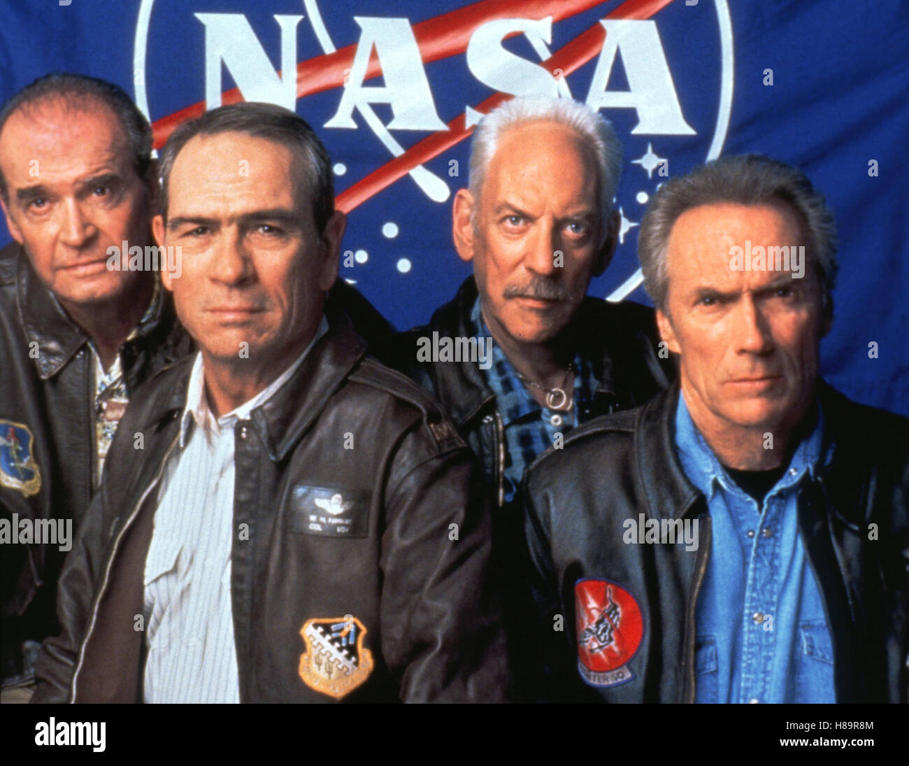 Space Cowboys (SPACE COWBOYS) USA 2000, Regie: Clint Eastwood, JAMES GARNER, TOMMY LEE JONES, DONALD SUTHERLAND, CLINT EASTWOOD, Stichwort: NASA Stockfoto