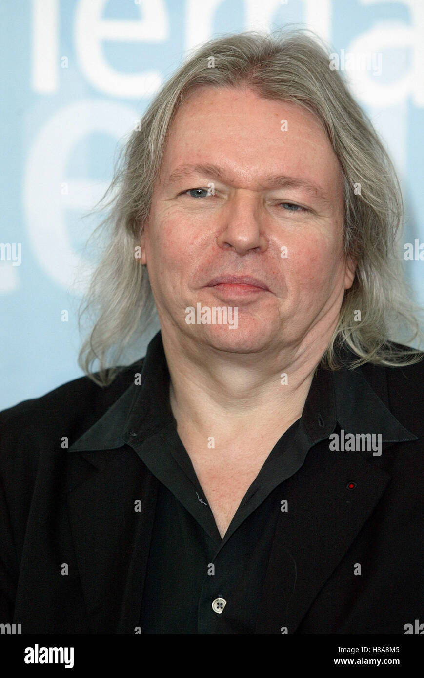 CHRISTOPHER HAMPTON IMAGINING ARGENTINA PHOTOCALL 60. Venedig FILM FESTIVAL Italien 1. September 2003 Stockfoto