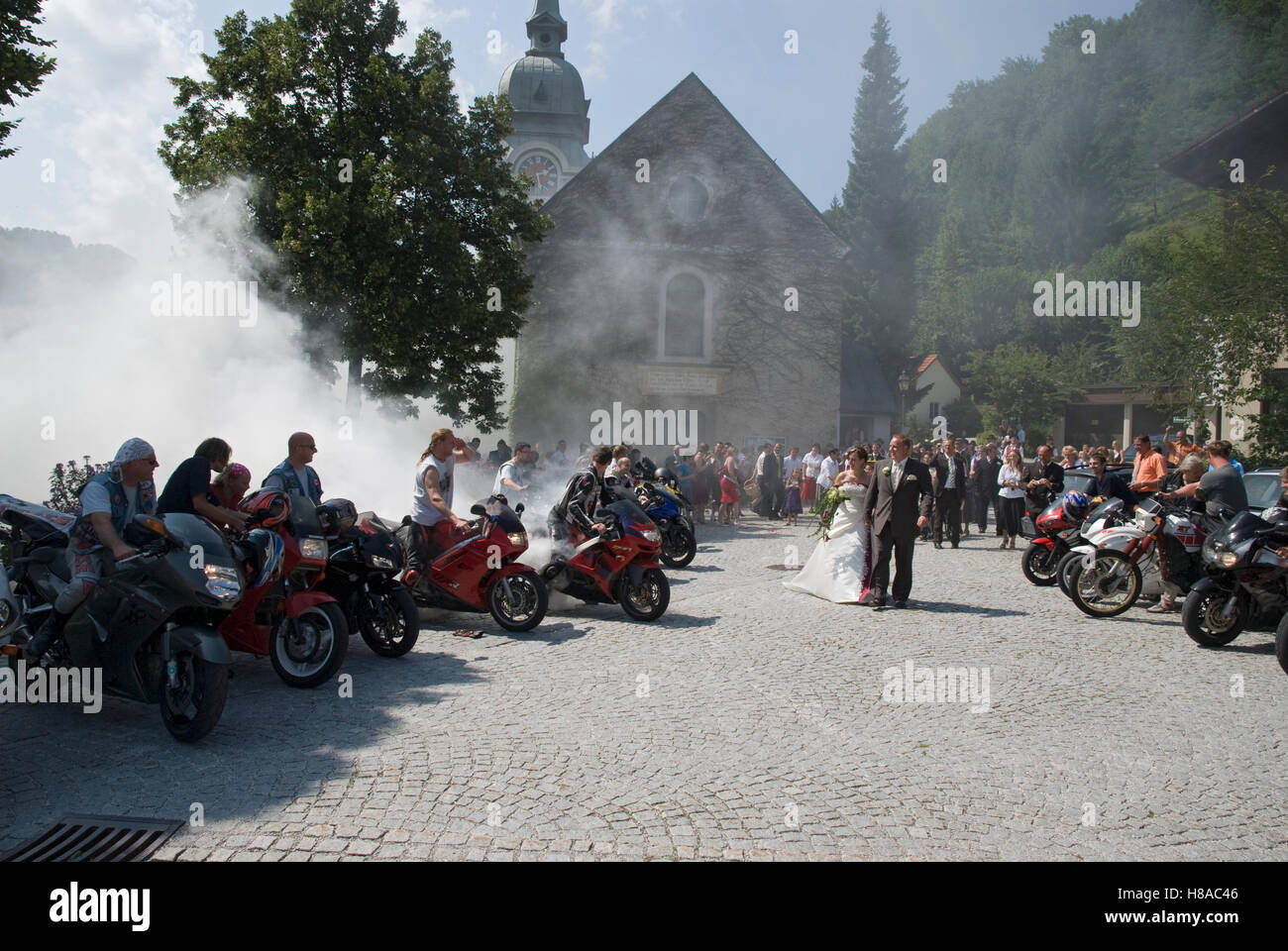 Hochzeitstag Stockfoto