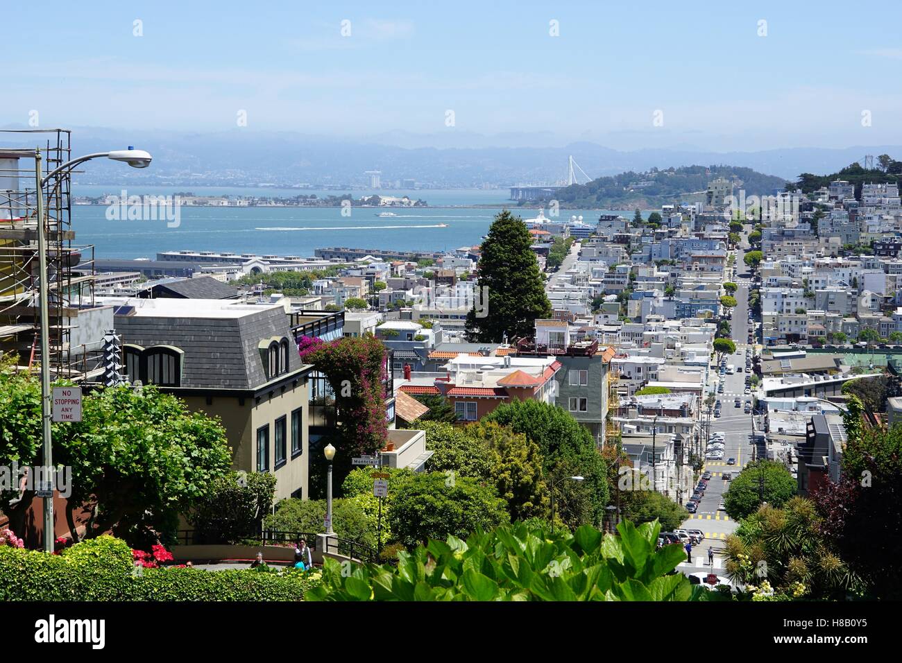 Lombard Street San Francisco Stockfoto