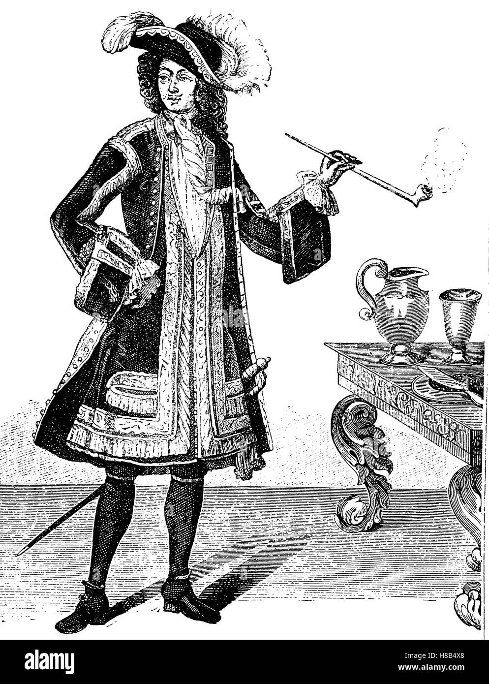 Jean Bart (21. Oktober 1650? 27. April 1702) war eine französische Marine-Kommandant und Freibeuter. Stockfoto