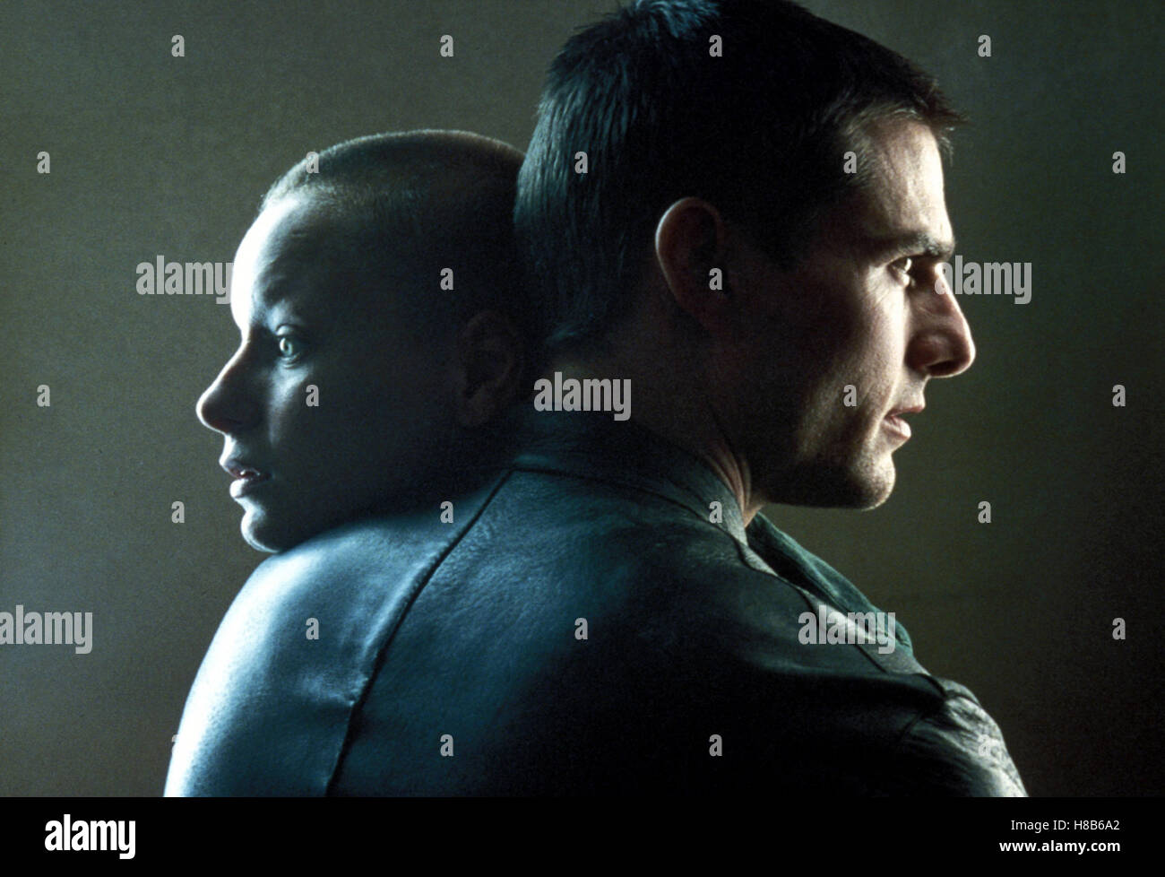 Minority Report, (MINORITY REPORT) USA 2002, Regie: Steven Spielberg, SAMANTHA MORTON, TOM CRUISE, Key: Profil, Stockfoto