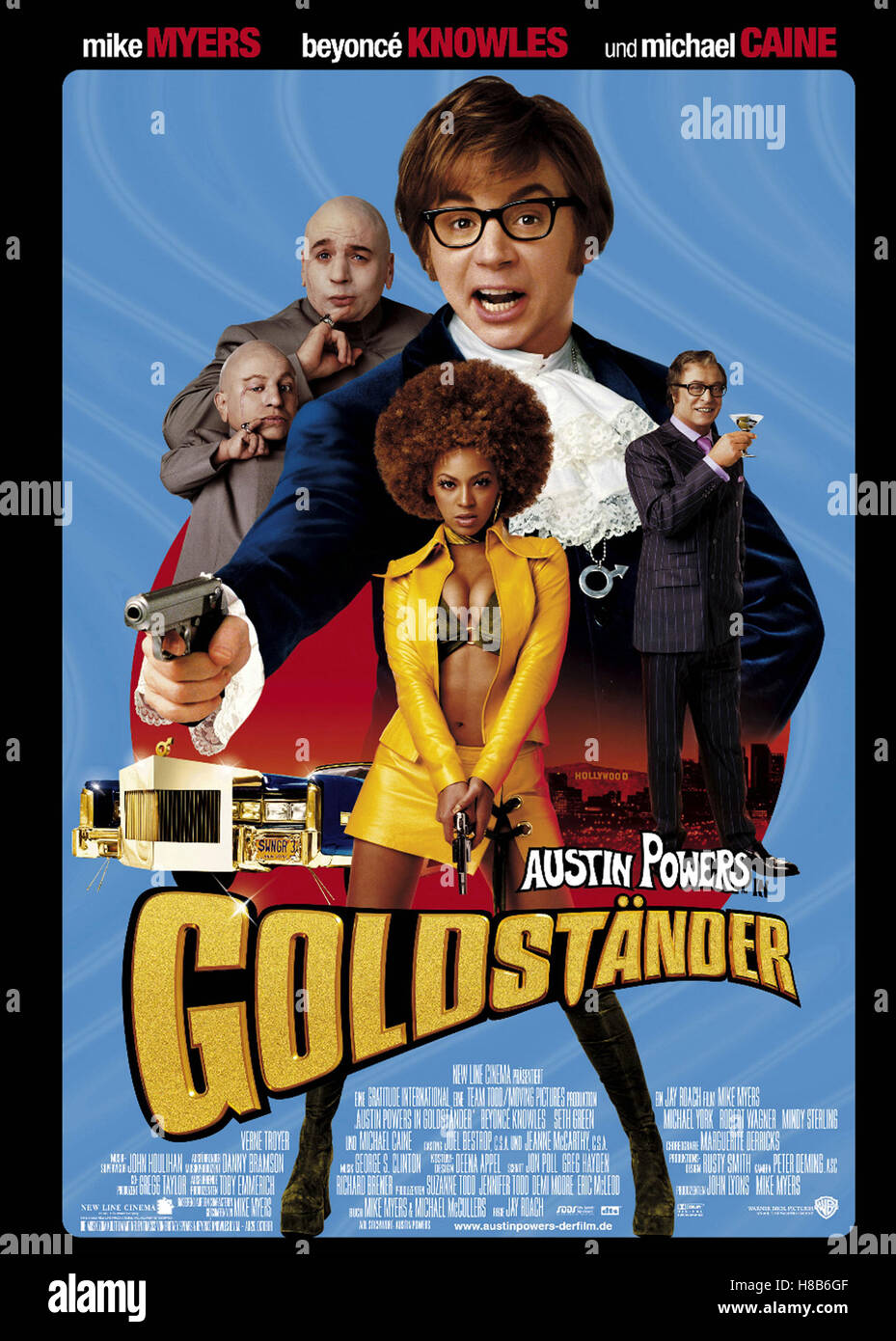Austin Powers in Goldständer, (AUSTIN POWERS IN GOLDMEMBER) USA 2002, Regie: Jay Roach, MIKE MYERS, Stichwort: Plakat Stockfoto