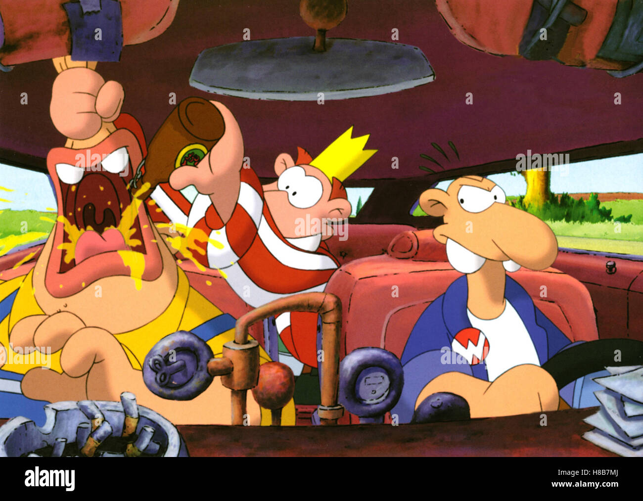 Werner - Gekotzt Wird Spaeter!, (WERNER - GEKOTZ WIRD SPAETER!) D 2003, Regie: Hayo Freitag / Michael Schaack, Key: Zeichentrick, Animation, Cartoon Stockfoto