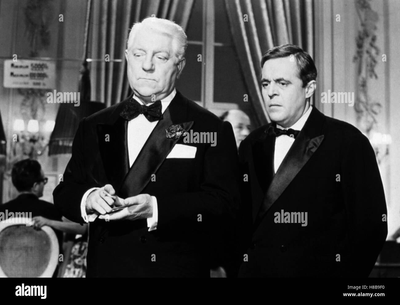 Ein Herr Ohne Kleingeld, (LE BARON DE L'ECLUSE) F 1960 s/w, Regie: Jean Delannoy, JEAN GABIN, JACQUES HILLING Stockfoto