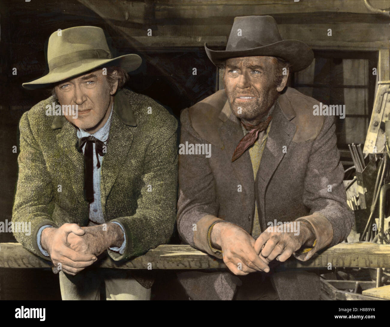 Würfel 5 Vogelfreien (FIRECREEK) USA 1967, Regie: Vincent McEveety, JAMES STEWART, HENRY FONDA, Key: Western, Stockfoto