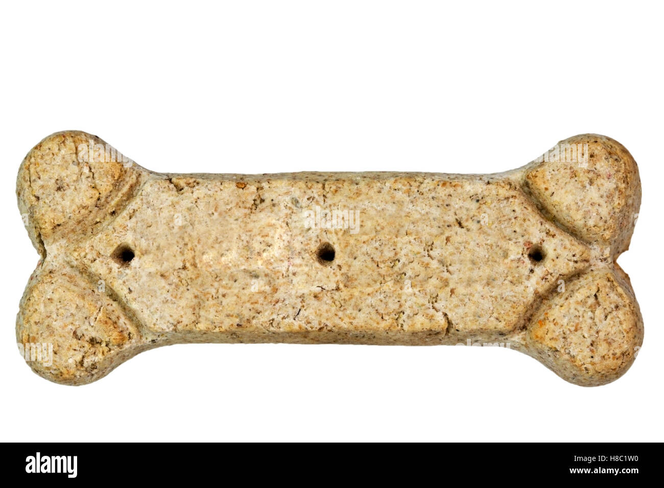 Bone Hundekuchen isoliert Stockfoto