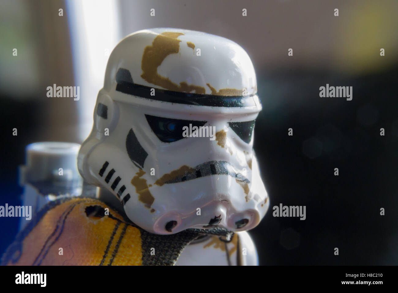 Kunststoff-Spielzeug Star Wars Stormtrooper Stockfoto