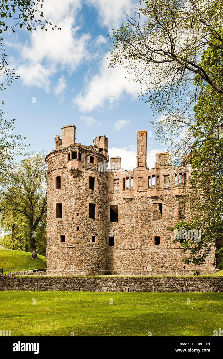 Huntly Castle in Schottland. Stockfoto