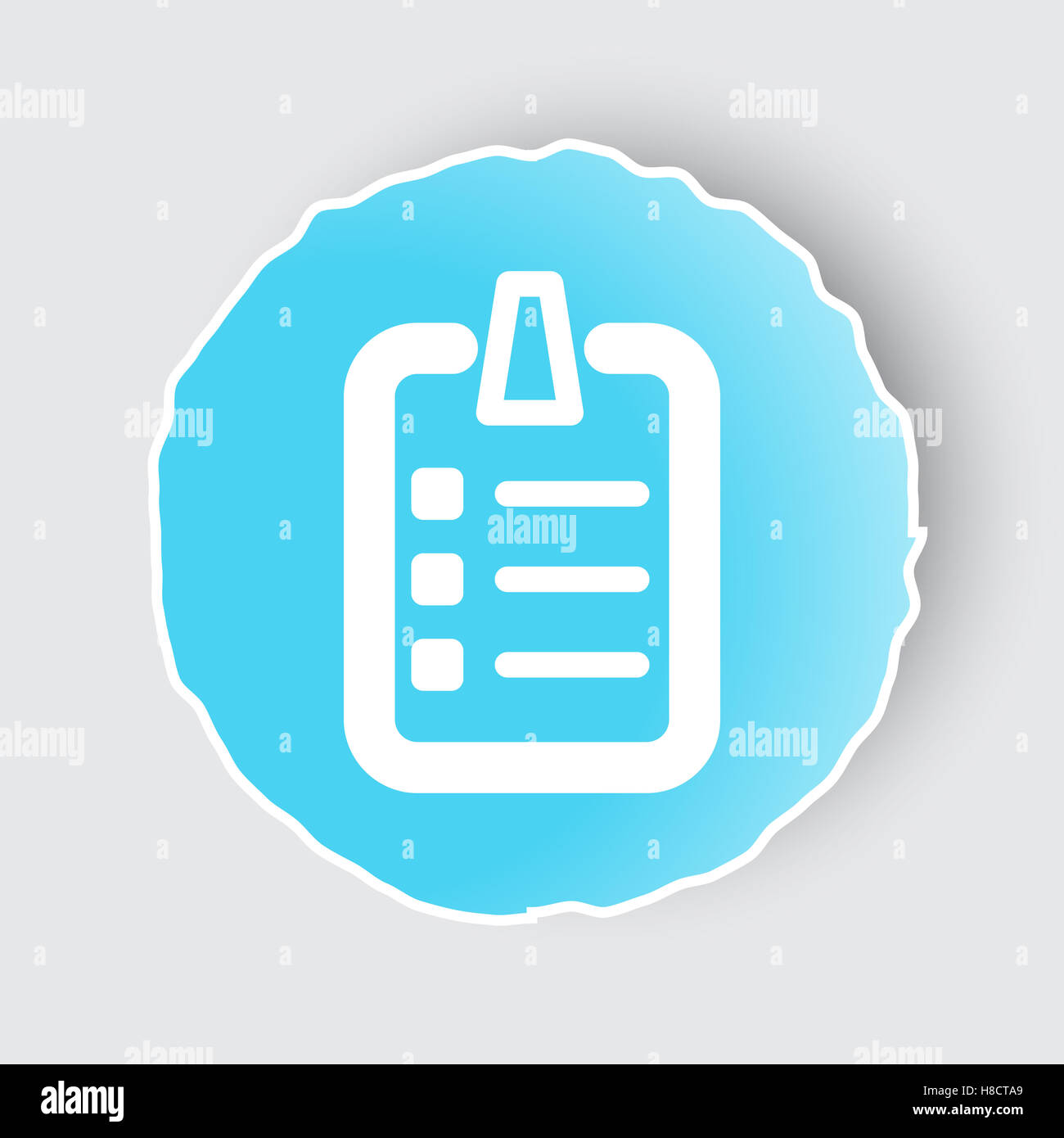 Checkliste blau -Fotos und -Bildmaterial in hoher Auflösung – Alamy