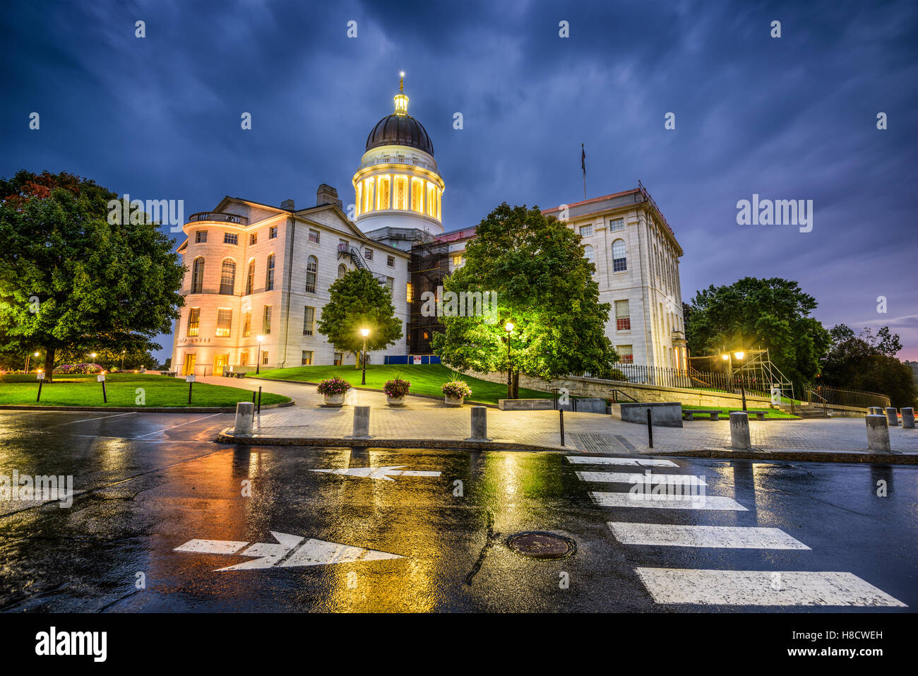 Das Maine State House in Augusta, Maine, USA. Stockfoto