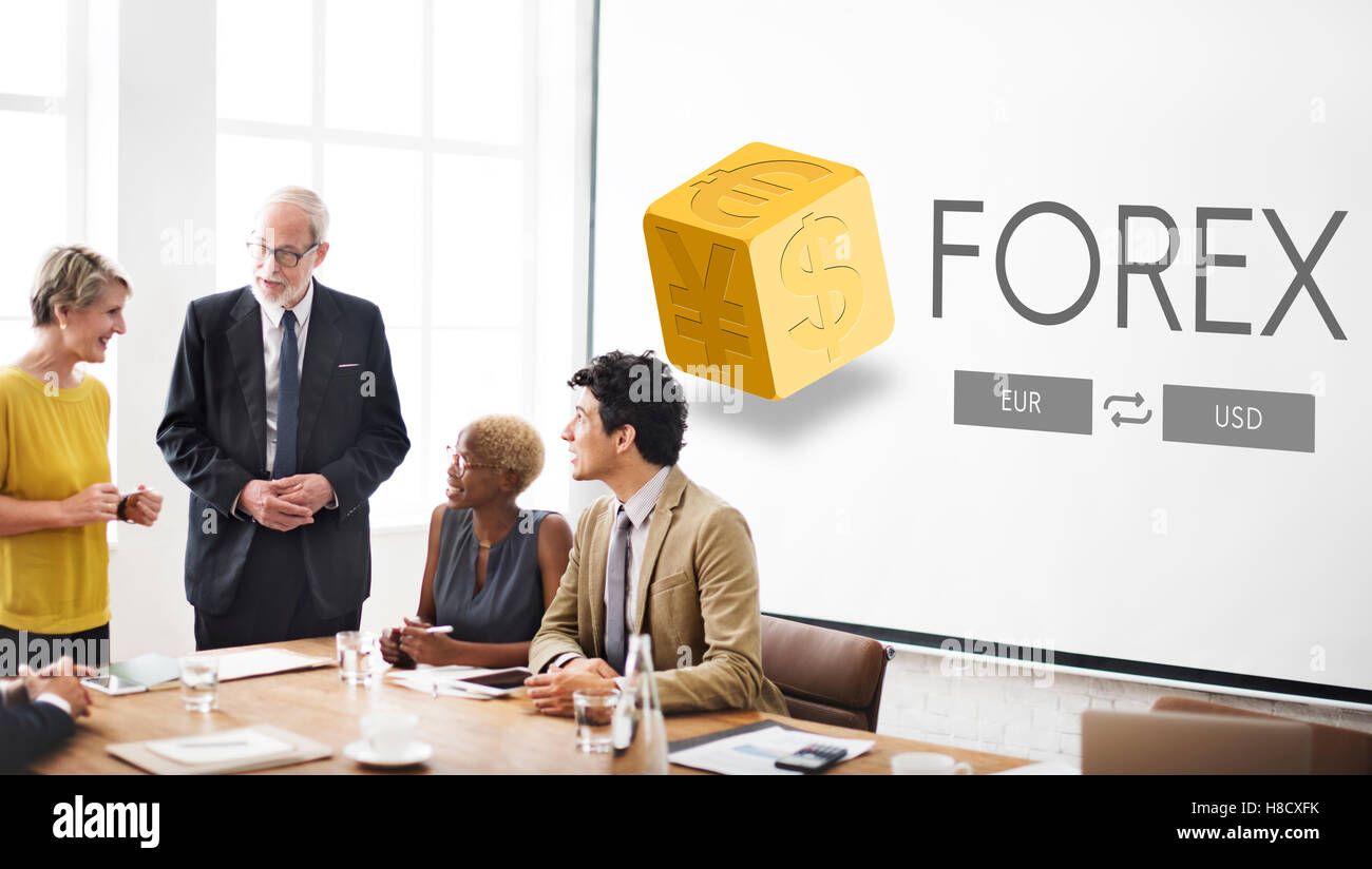 Forex Währung Geld-Banking-Konzept Stockfoto