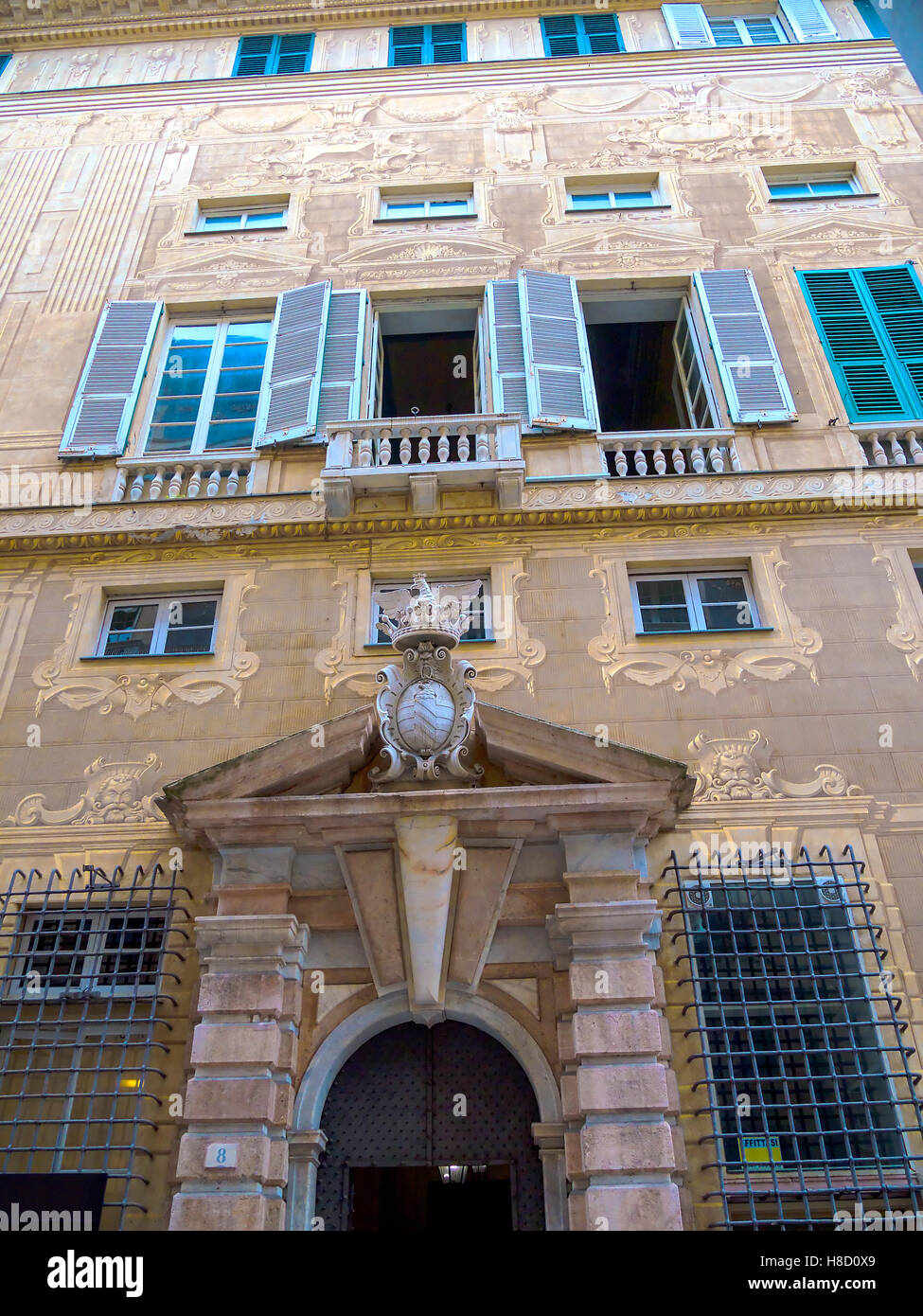 Die Stadt Genua in Norditalien ist eine Schatzkammer der monumentalen