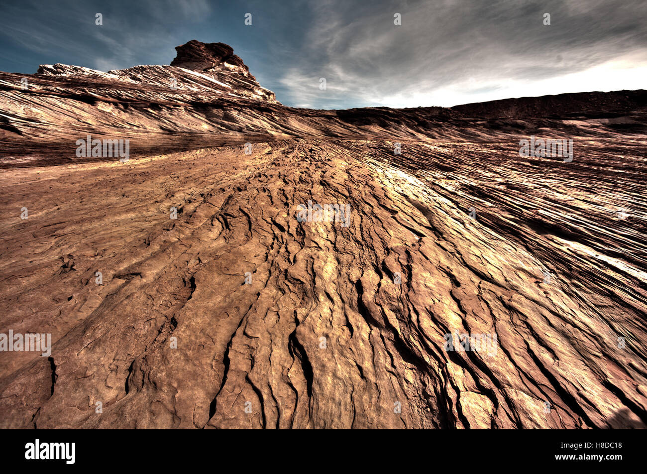 Desert Rock-Formation Stockfoto