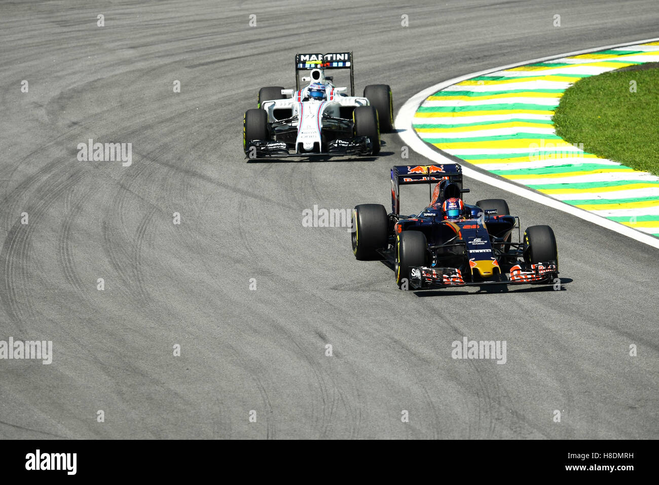 Sao Paulo, Brasilien. 11. November 2016. Ersten Tag des freien Trainings für Brasilien Grand Prix Formel1 im Jahr 2016 statt auf der Rennstrecke von Interlagos. Credit: Foto Arena LTDA/Alamy Live-Nachrichten Stockfoto