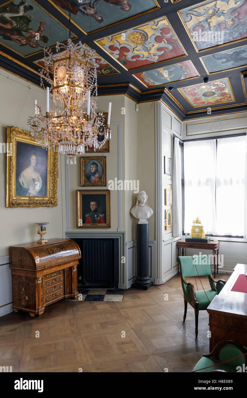 Innere des Schloss Rosenborg in Kopenhagen, Dänemark Stockfoto