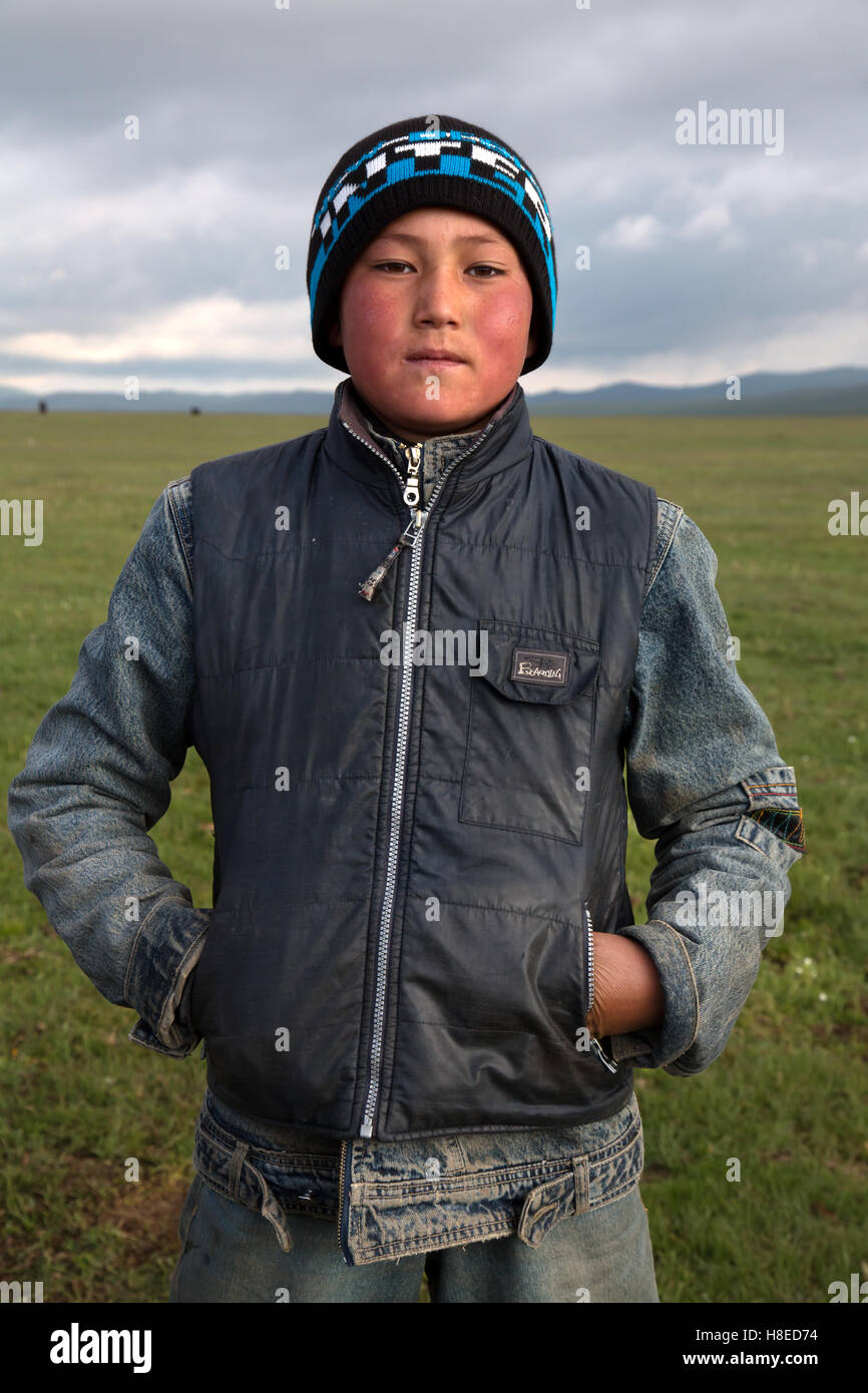 Kirgisistan - Porträt von Menschen - reisen Zentralasien - Seidenstraße Stockfoto