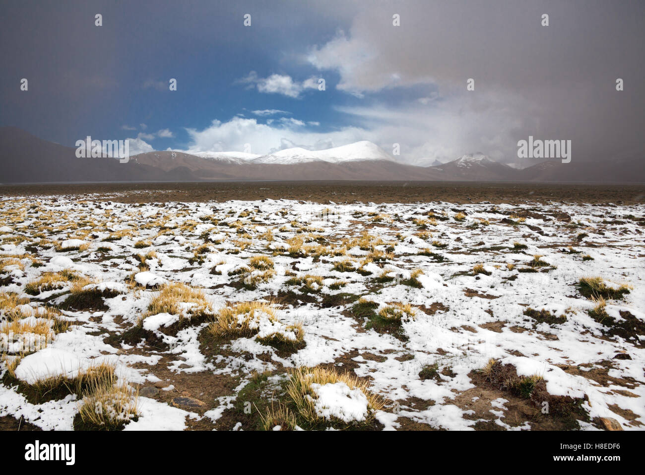 Landschaft bei Karakul See - Pamir - T Ajikistan - GBAO Provinz - Dach der Welt Stockfoto