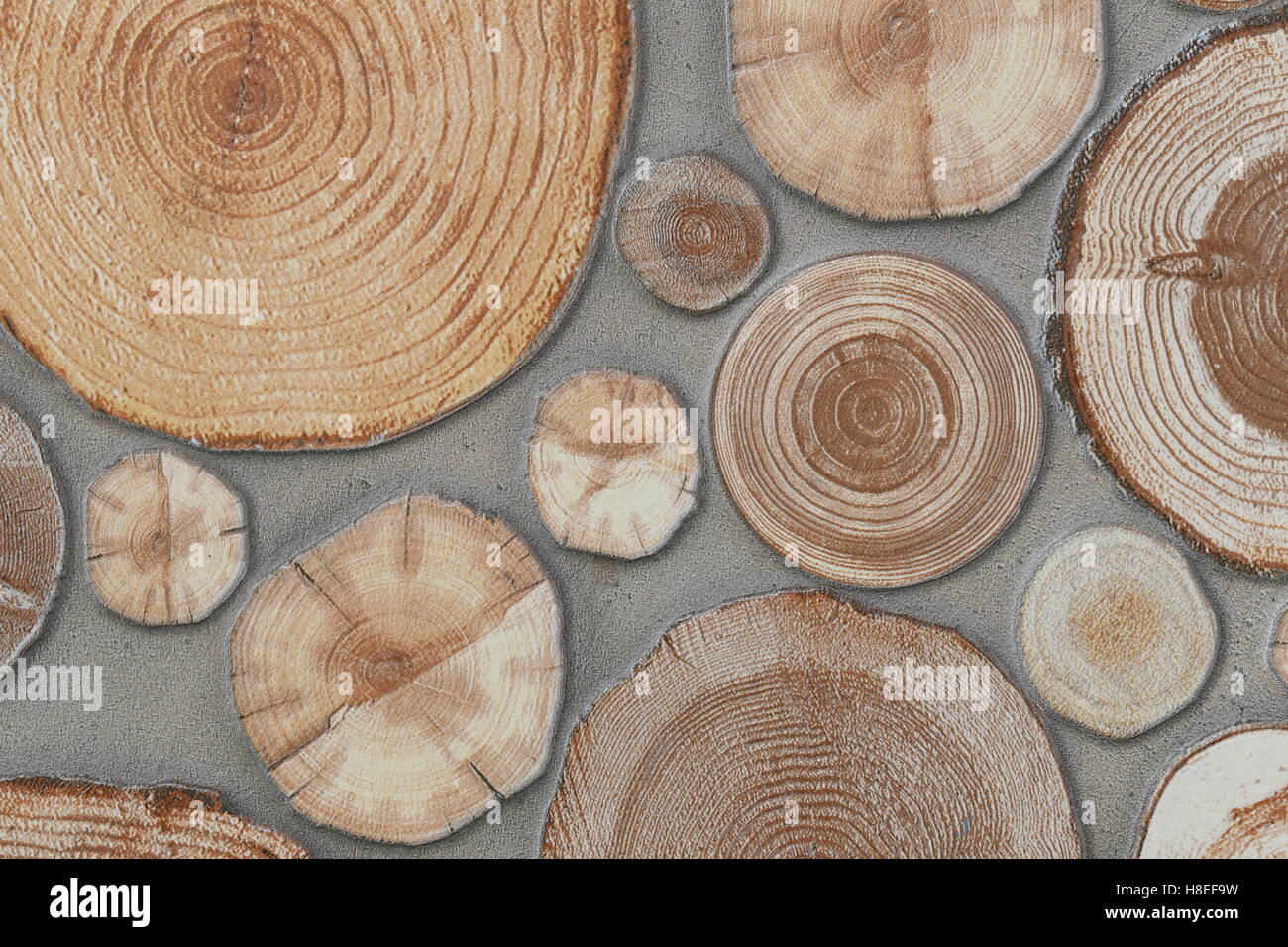 Oberfläche der Fliesen im Muster braun Holz für Design-Hintergrund. Stockfoto