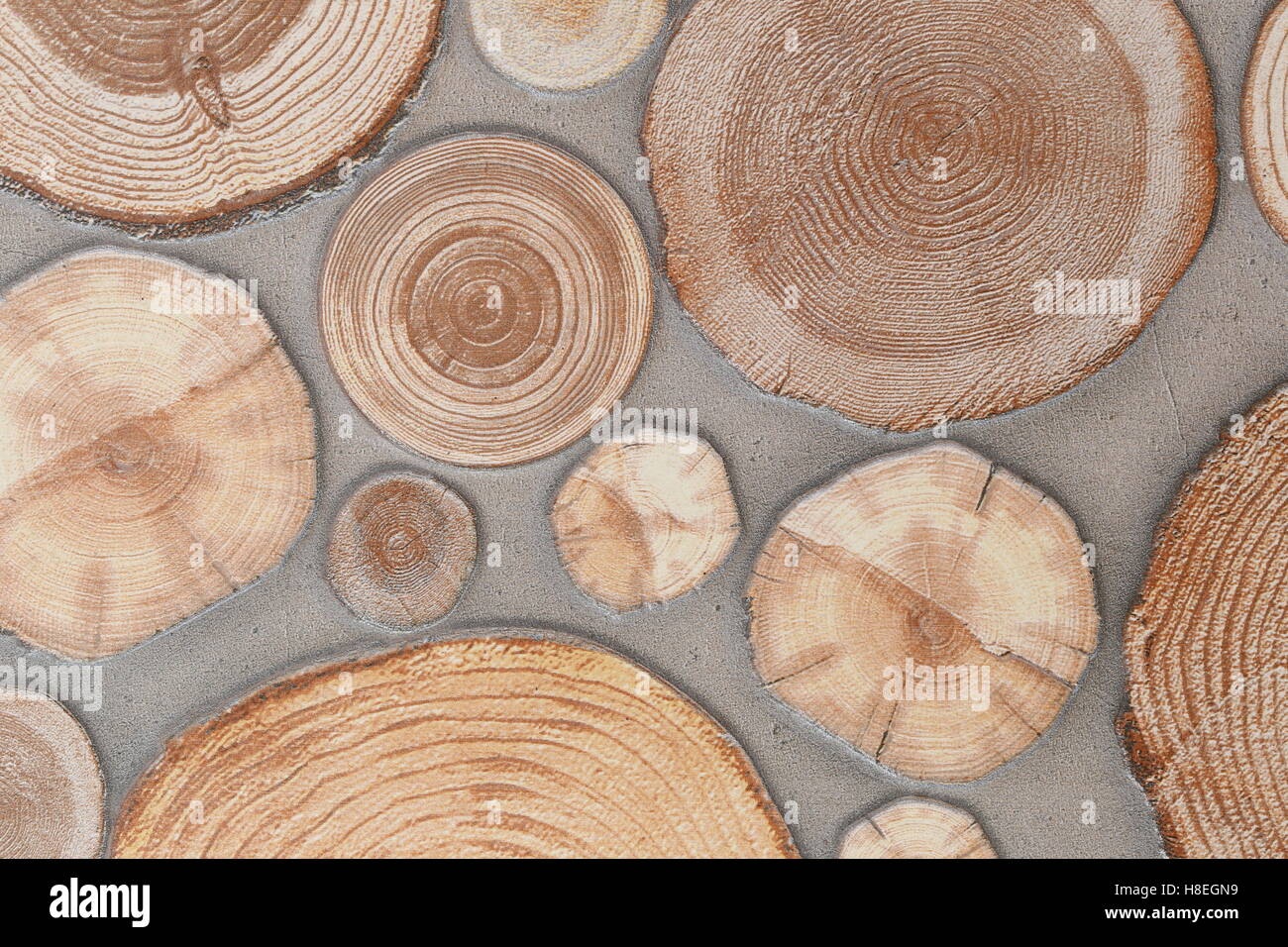 Oberfläche der Fliesen im Muster braun Holz für Design-Hintergrund. Stockfoto