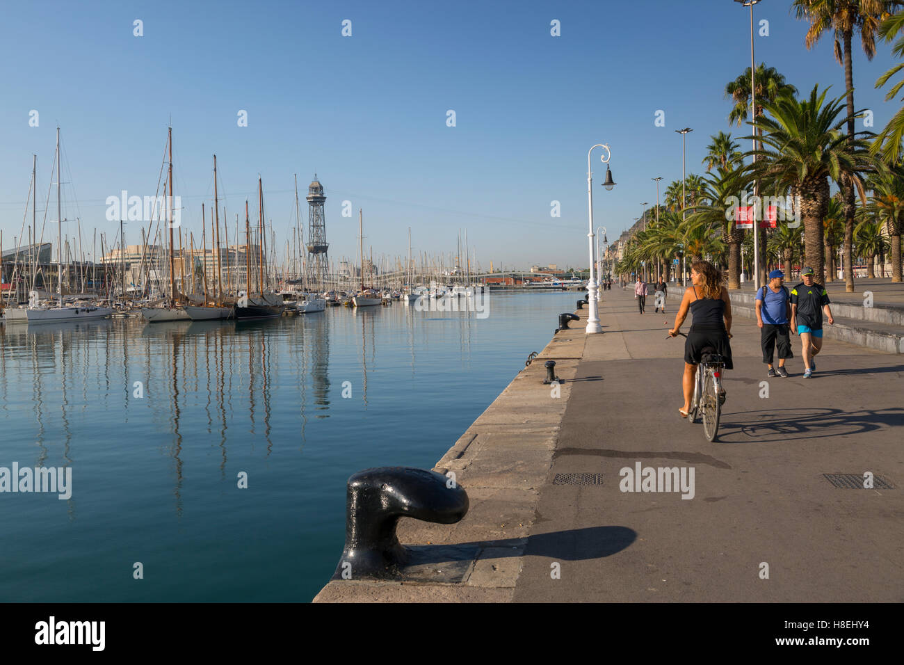 Port Vell, Barcelona, Katalonien, Spanien, Europa Stockfoto