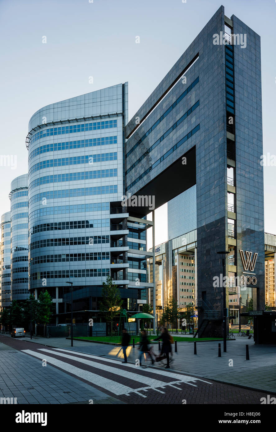 Außenseite des W200 Gebäude, Rotterdam, Niederlande, Europa Stockfoto