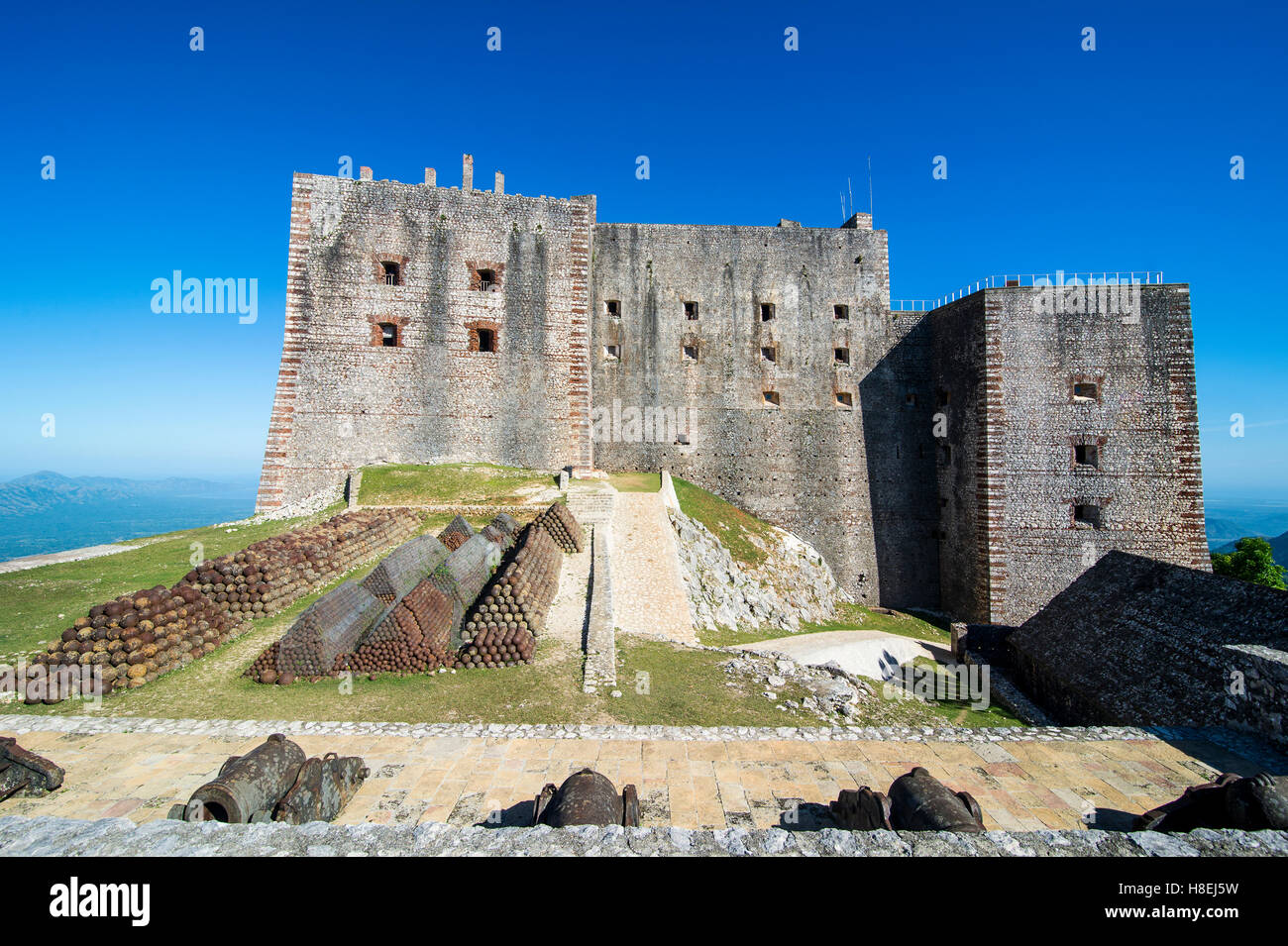 Citadelle Laferriere, UNESCO-Weltkulturerbe, Cap Haitien, Haiti, Karibik, Mittelamerika Stockfoto