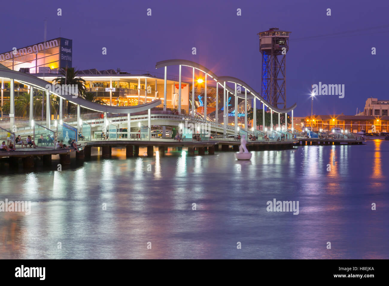 Port Vell, Barcelona, Katalonien, Spanien, Europa Stockfoto