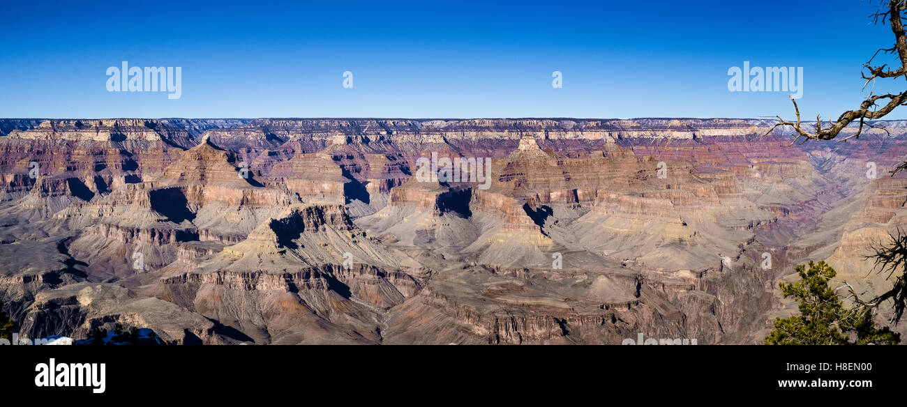 Gran Canyon Mutter Punkt am South Rim entnommen Stockfoto