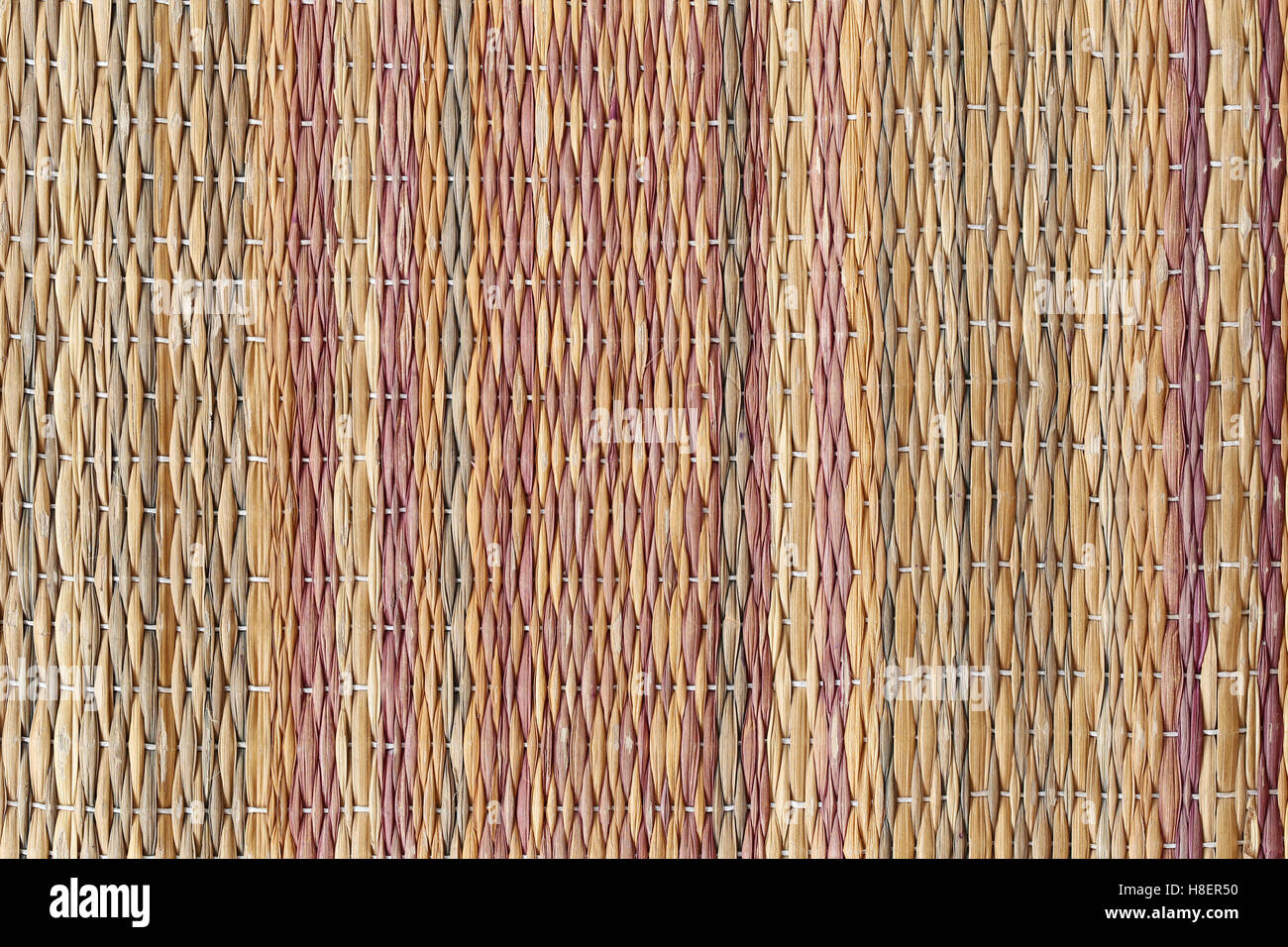 Thai Matte, Muster der Matte in lokalen traditionellen Thailand für die Design-Hintergrund. Stockfoto