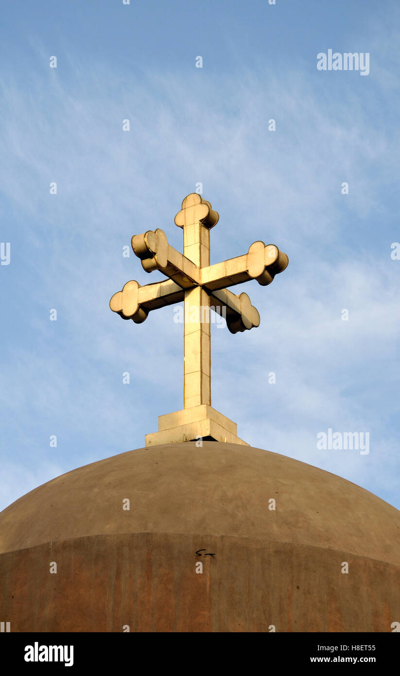Kuppel der Kirche des Heiligen Oberkirche, in alte koptische