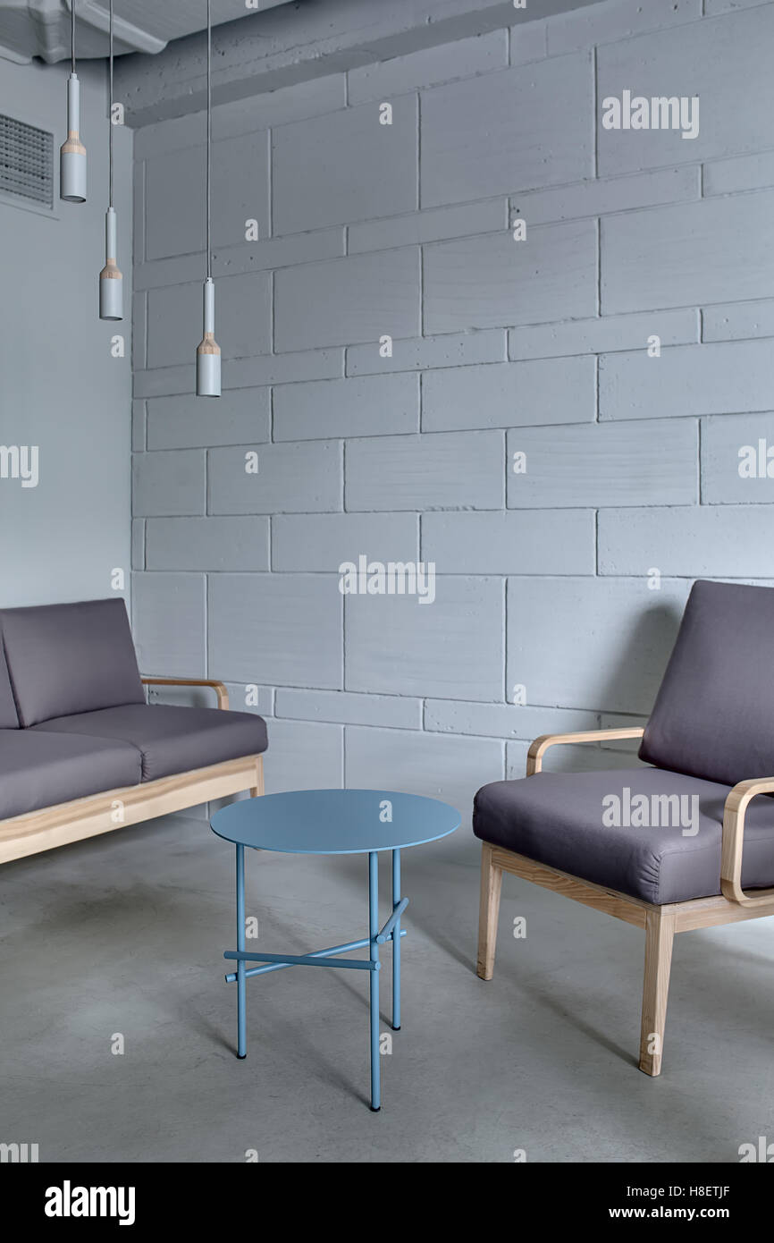 Interieur im Loftstil Stockfoto