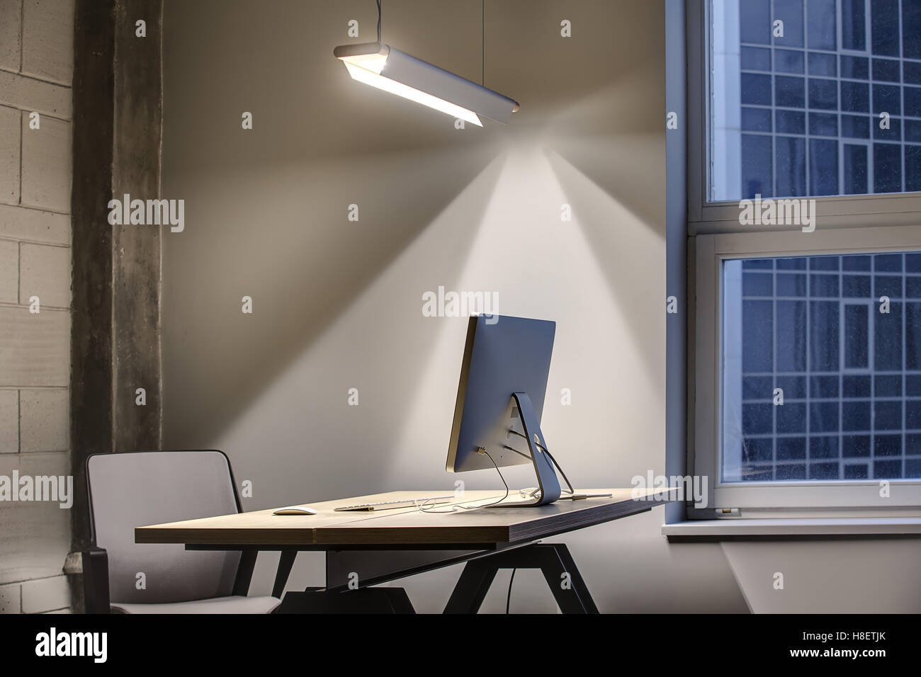 Büro im Loft-Stil Stockfoto