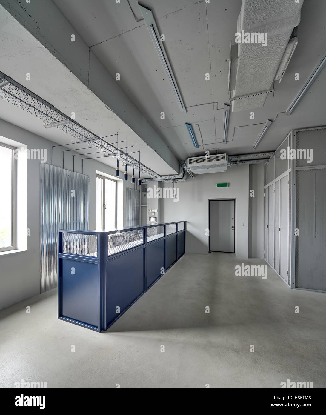 Büro im Loft-Stil Stockfoto