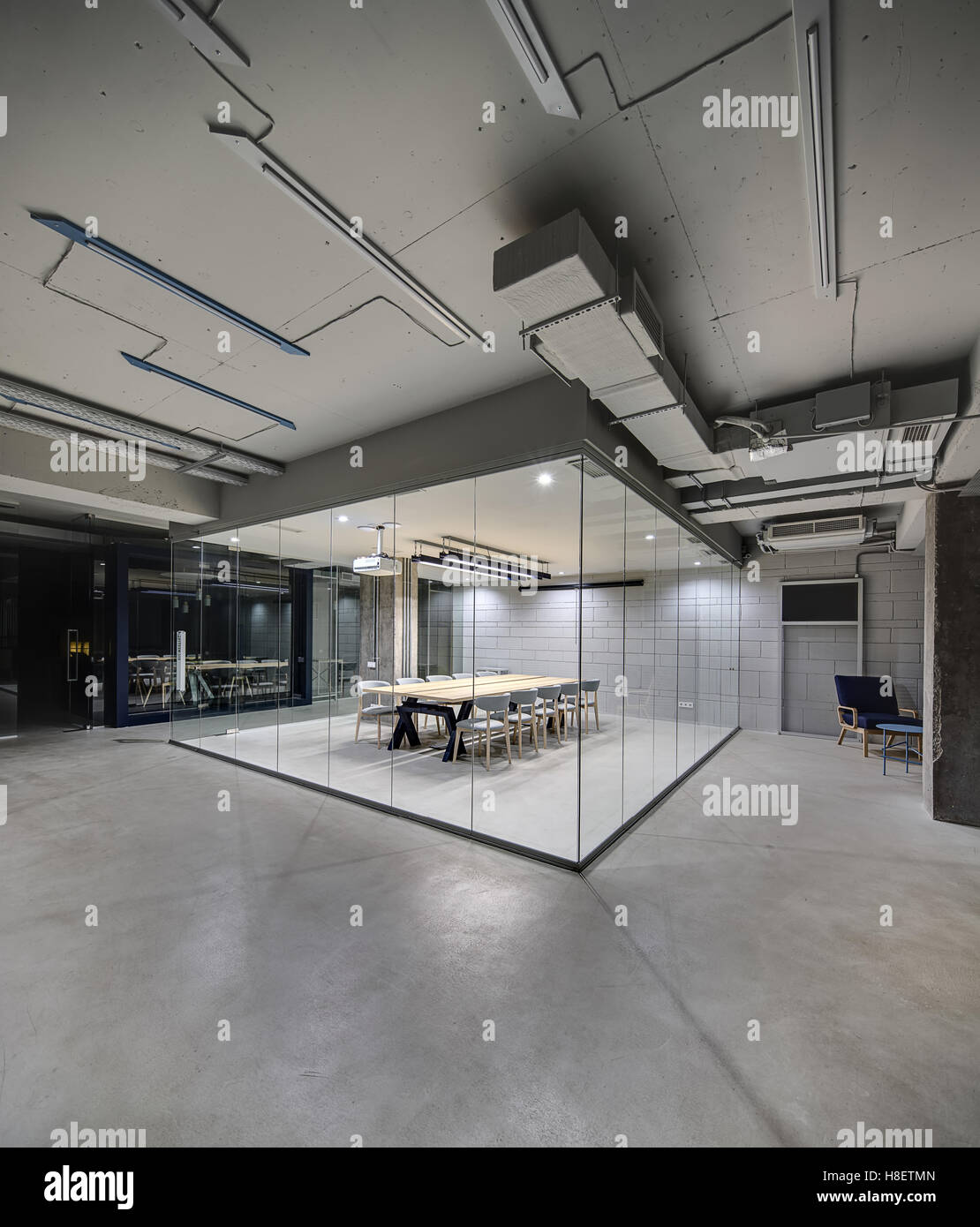 Interieur im Loftstil Stockfoto
