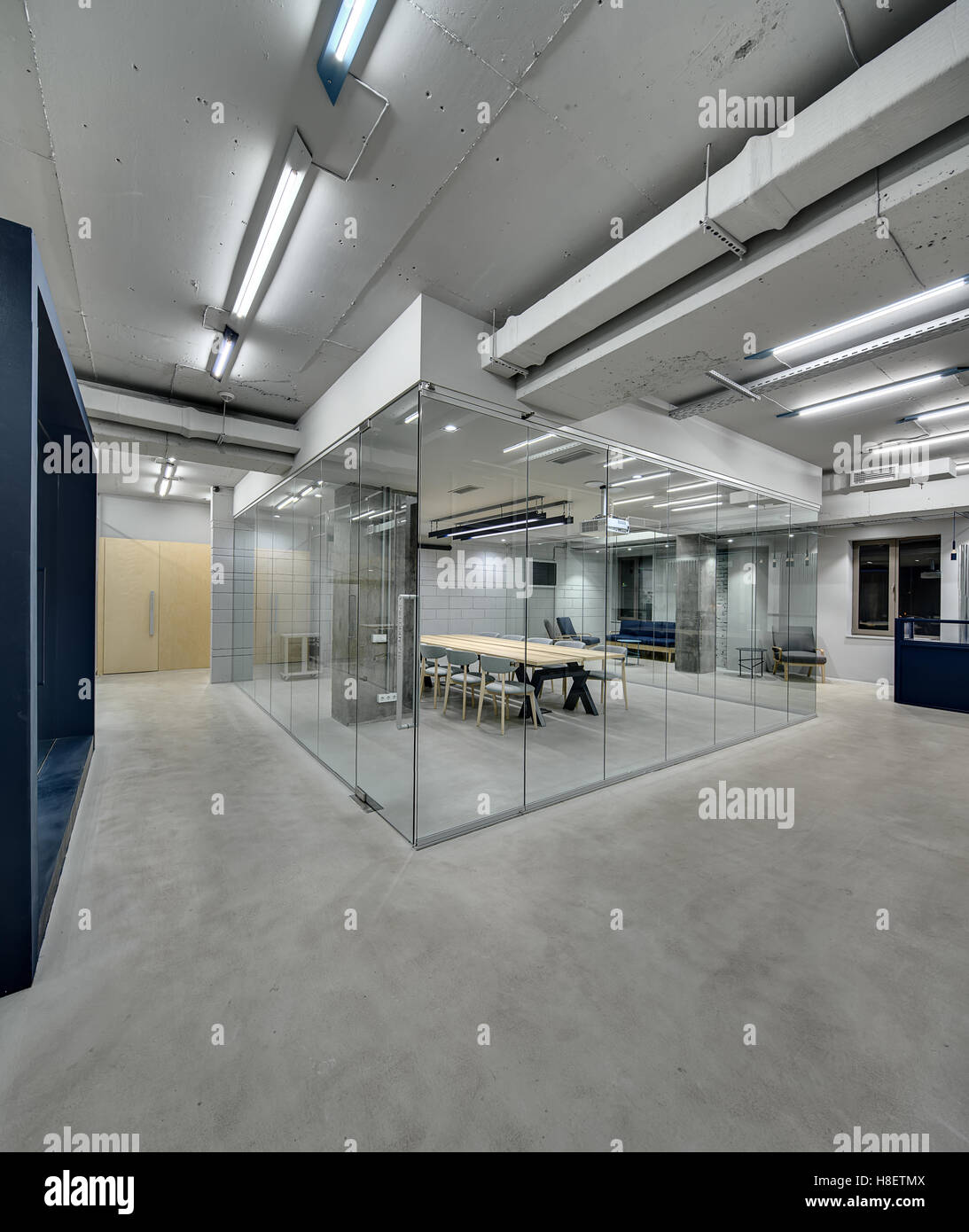 Interieur im Loftstil Stockfoto