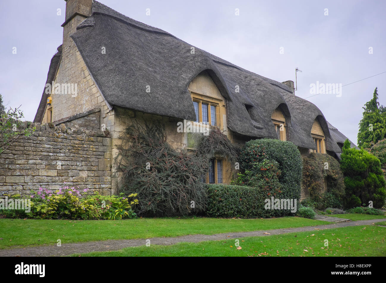 außergewöhnlicher Schönheit der Cotswolds, England im Herbst Stockfoto